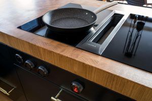 Apartmán Špindlerův Mlýn – Detail systému BORA Professional 2.0 All Black